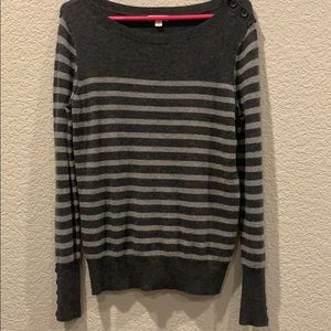 Caslon Striped Cashmere Sweater